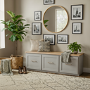 Whisper Nook || Triple-Drawer Bench