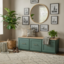 Whisper Nook || Triple-Drawer Bench