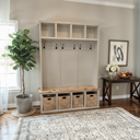 The Oconee Farmhouse Halltree || 4 Open Cubbies