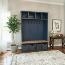 The Oconee Farmhouse Halltree || 4 Open Cubbies