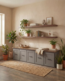 Bramble Nook || Five-Drawer Bench