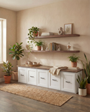 Bramble Nook || Five-Drawer Bench