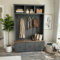 The Oakstead || 3 Drawer Mudroom Entryway Bench