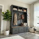 The Oakstead || 3 Drawer Mudroom Entryway Bench