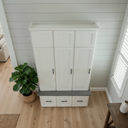 The Lindenhall Mudroom 3 Lockers with Drawers