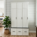 The Lindenhall Mudroom 3 Lockers with Drawers