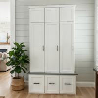 The Lindenhall Mudroom 3 Lockers with Drawers