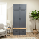 The Tallnook Mudroom Cabinet with Storage Lockers