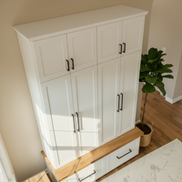 The Briarcliff Halltree || Double Mudroom Locker and Drawer