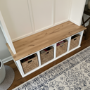 The Oconee Farmhouse Halltree || 4 Open Cubbies