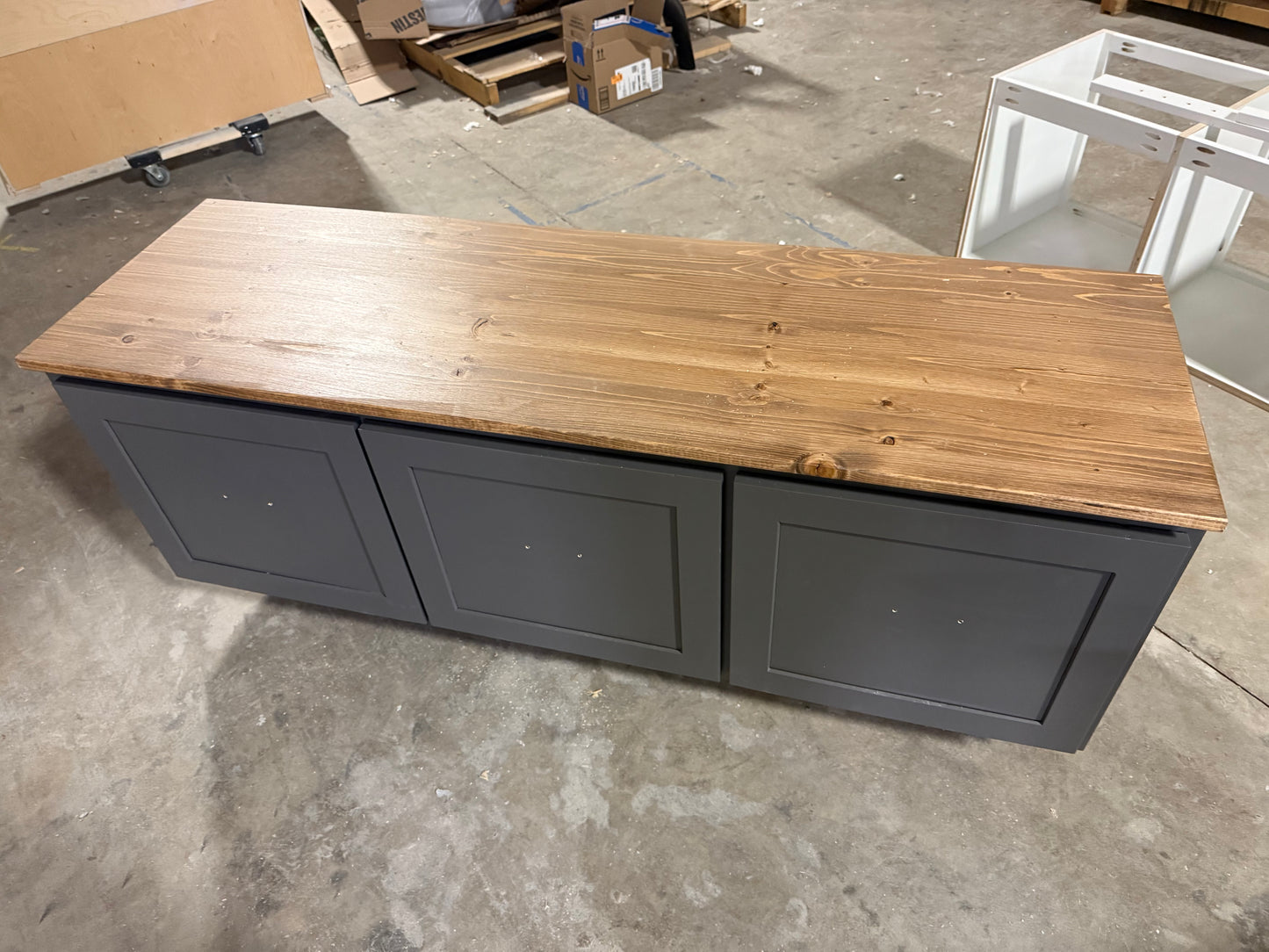 Entryway storage Bench with 3 drawers