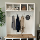 The Oconee Farmhouse Halltree || 4 Open Cubbies