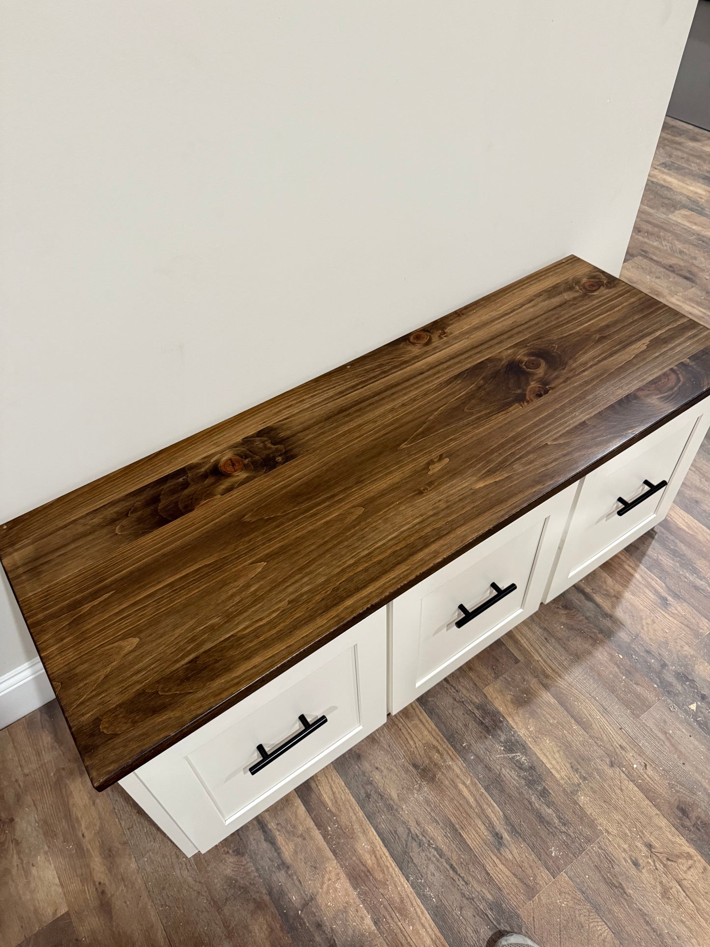 Entryway storage Bench with 3 drawers