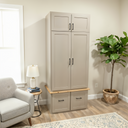 The Tallnook Mudroom Cabinet with Storage Lockers