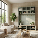 The Brentwood Halltree || Entryway Bench with Shelves