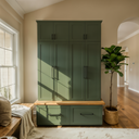 The Briarcliff Halltree || Double Mudroom Locker and Drawer