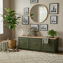 Whisper Nook || Triple-Drawer Bench