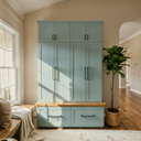 The Briarcliff Halltree || Double Mudroom Locker and Drawer