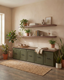 Bramble Nook || Five-Drawer Bench