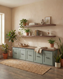 Bramble Nook || Five-Drawer Bench